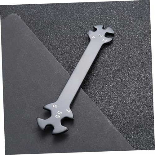 Multifunctional Rc Wrench Tool for Turnbuckles Black Rod Wrench for Rc Cars Handy Turnbuckle Adjustment Tool for Garage and Workshop Use