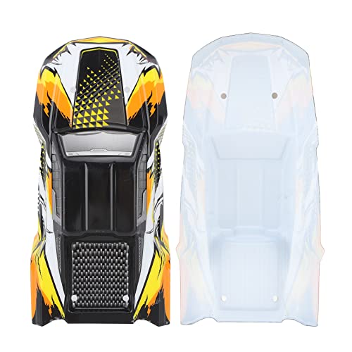 1/16 RC Car Body Shell for SCY PVC Orange Car Spare Parts, Assembly Accessory, Replacement Cover for Off Road RC Truck