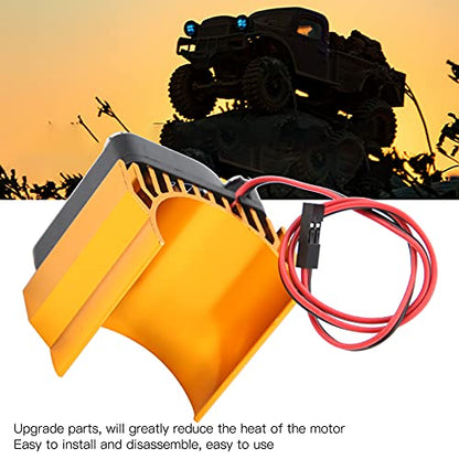 RC Motor Heatsink 1/10 RC Car 3650 Brushless Motor Cooling Fan 540 RC Brushed Motor Fan with Heatsink