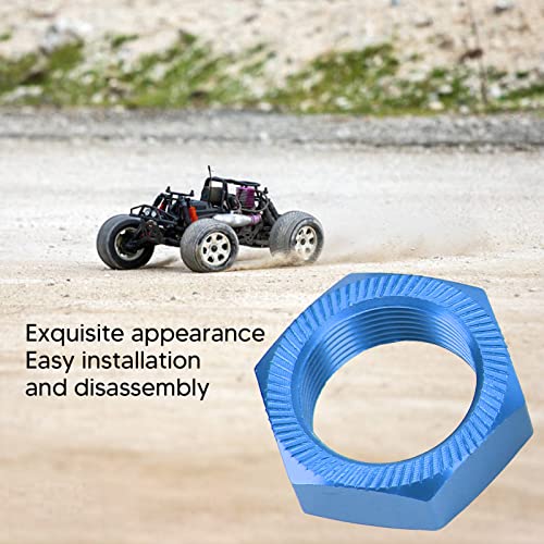 4PCS 24mm Wheel Hex Hub Nut, Light Weight RC Wheel Nuts for RC Car(Dark Blue)