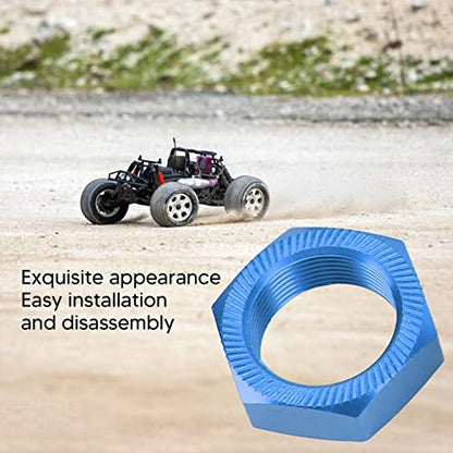 4PCS 24mm Wheel Hex Hub Nut, Light Weight RC Wheel Nuts for RC Car(Dark Blue)