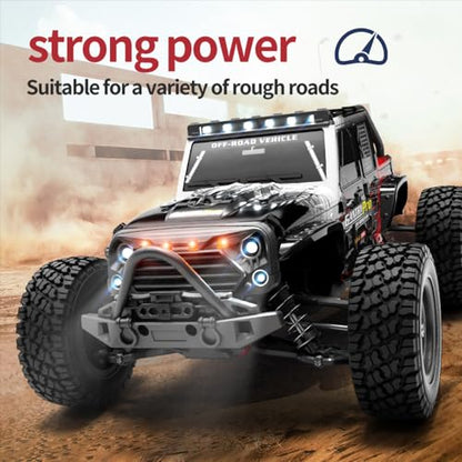 Fast RC Cars for Adults Max 45mph, 1/16 Remote Control Car, Brushless Motor Electric Off Road RC Truck, 4WD High Speed Drift RC Car with 3 Lipo Batteries