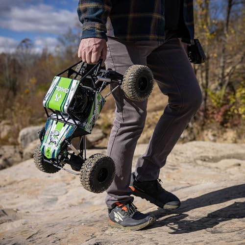 Axial AXP8 Gilamon 1/8 RC Crawler 2.2 4X4 RTR Trail Buggy, Green | Brushed, AXI-1207T1, Battery and Charger Not Included - color: Green