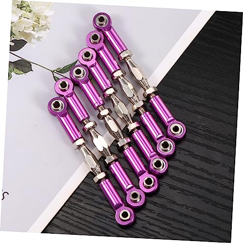Adjustable Turnbuckle Rod Kit 71mm Aluminum for Car Rod Linkage Easy Install for 1/10 Vehicles