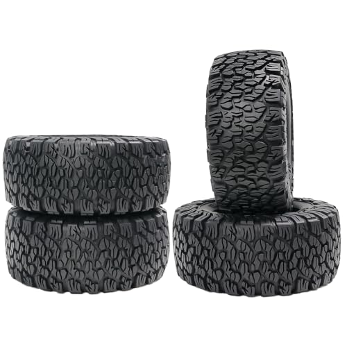 2.6” RC Tire-All Terrain Super Soft Sticky Tires 136mm Tall 2.6in Crawler Tires for 1/7 1/8 1/10 Scale Off Road Race, Suitable for Axial RBX10 MJX H8H MK07 KM4 4082/83 1/7 1/8 1/10 Crawler Car - color: 2.6in-tire-blc