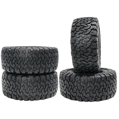 2.6” RC Tire-All Terrain Super Soft Sticky Tires 136mm Tall 2.6in Crawler Tires for 1/7 1/8 1/10 Scale Off Road Race, Suitable for Axial RBX10 MJX H8H MK07 KM4 4082/83 1/7 1/8 1/10 Crawler Car - color: 2.6in-tire-blc