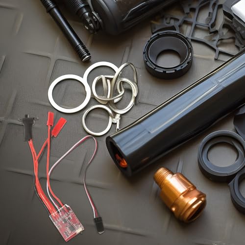 SHINEOFI 30a Brushed Motor Esc with Brake for Rc Car and Vessel, Dual Way Speed Controller with Precision and Responsiveness, Lightweight Abs Material for Marine Use in Different Water