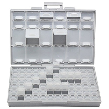 Aidetek BOXALL96 96 lids Enclosure SMD SMT Surface Mount SMD SMT Parts Box Lab - style: BOXALL96