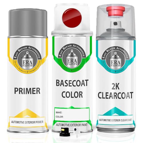 ERA Paints WA9260/GCN - Victory Red for GMC Exact Match Automotive Touch Up Paint Spray - 2K Premium Kit - style: Spray - 2K Premium Kit