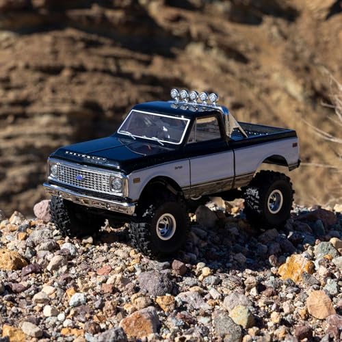 Axial RC Truck 1/24 SCX24 1971 Chevrolet C10 4WD Truck RTR (Battery and Charger Included), Black, AXI-3408T1