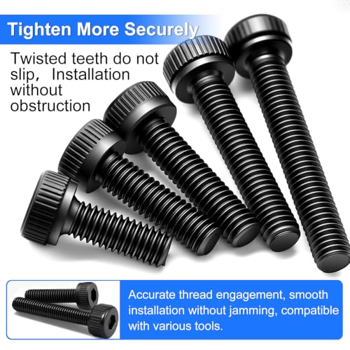 1016PCS M2.5 Screws Kit, M2.5x4/6/8/10/12/16/20/25mm Hex Socket Head Cap Screws Bolts Nuts Washers Kit, 12.9 Grade Alloy Steel Metric Screws for 3D Printer, Electronics, Furniture Repair - size: M2.5 x 4/6/8/10/12/16/20/25mm, style: Socket Head