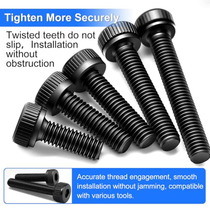 1016PCS M2.5 Screws Kit, M2.5x4/6/8/10/12/16/20/25mm Hex Socket Head Cap Screws Bolts Nuts Washers Kit, 12.9 Grade Alloy Steel Metric Screws for 3D Printer, Electronics, Furniture Repair - size: M2.5 x 4/6/8/10/12/16/20/25mm, style: Socket Head