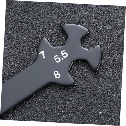 Hemobllo 6-in-1 RC Wrench Tool for Turnbuckles Adjustable Rod Wrench for RC Car Black Multifunctional Repair Tool Ergonomic Grip