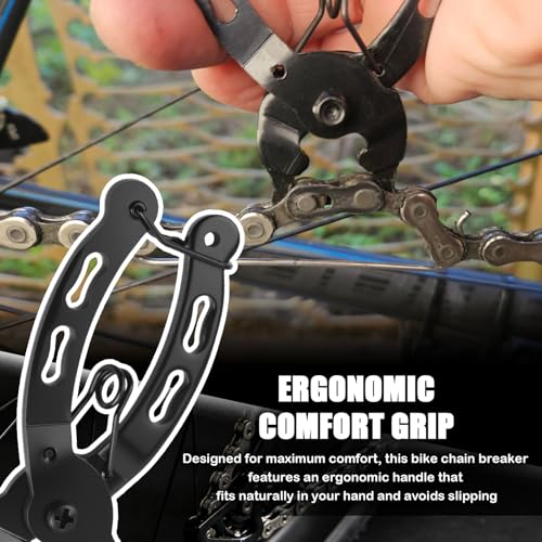2026 Upgraded Bike Chain Tool,2-in-1 Two-Way Arc Snap Bicycle Chain Tool with Return Spring for Quick Install & Removal,Professional Master Link Pliers for 6-12 Speed Chains