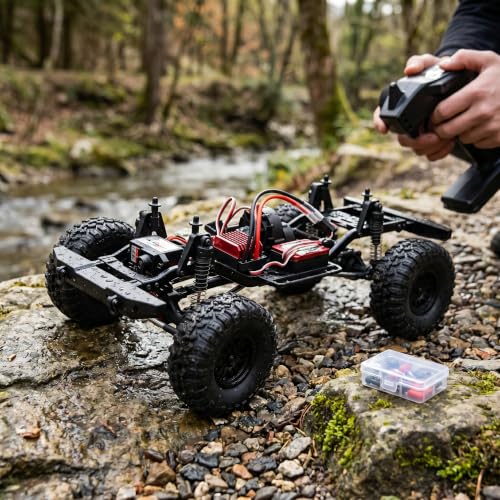 VBESTLIFE 360A Electronic Speed Controller RC Crawler Car Bidirectional Brushed ESC (Plug) - size: TRX plug