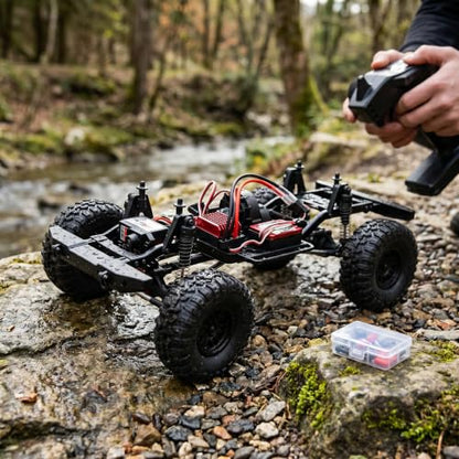 VBESTLIFE 360A Electronic Speed Controller RC Crawler Car Bidirectional Brushed ESC (Plug) - size: TRX plug