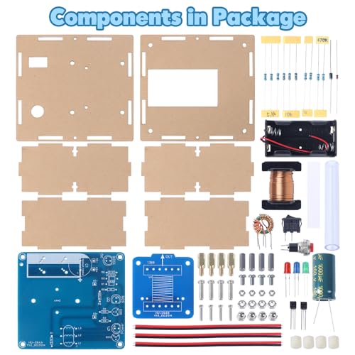 MiOYOOW DIY Electromagnetic Coil Shooting Soldering Kit for Teens & Adults | STEM Electronics Soldering Practice Kit, DIY Shooting Game, Physics Experiment Project for School Learning