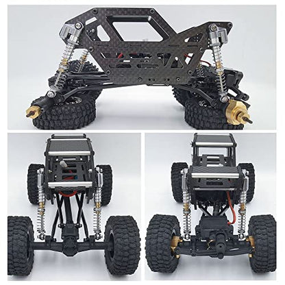 Powerhobby 1/24 Axial SCX24 Aluminum 58mm Long Travel Shocks (Red) - color: Red