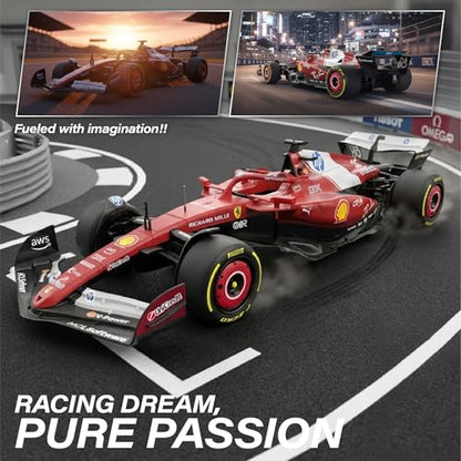 Voltz Toys Licensed 1:12 F1 Ferrari SF-25 Remote Control Vehicle - RC Series for Kids and Adults - 2.4GHz Racing Toy for Gift (1:12 Ferrari SF-25) - color: 1:12 Ferrari Sf-25