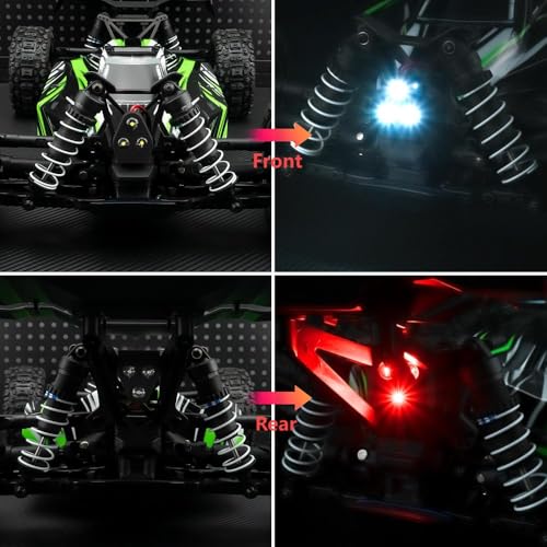 LED Headlights Taillight Front&Rear Lamp Lights Kit for TRX Jato 4X4 BL-2s 1/8 RC Model Car Monster Truck Upgrades Parts