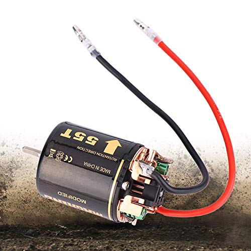 RC Motor, 35T 45T 55T Universal RC Model Car 540 Brushless Motor for Big Trucks Climbing Car Model Motor Replacement Accessory (55T)