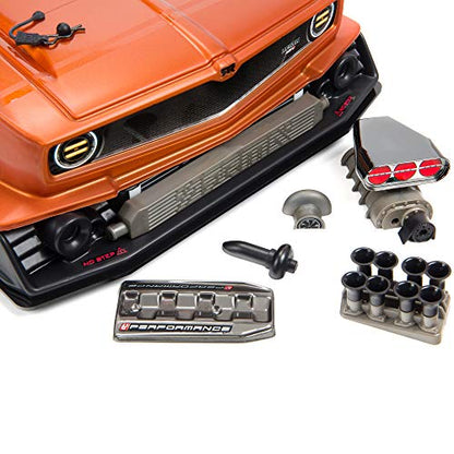 ARRMA 1/7 Felony 6S BLX Street Bash All-Road Muscle Car RTR (Ready-to-Run Transmitter and Receiver Included, Batteries and Charger Required), Orange, ARA7617V2T2 - color: Orange