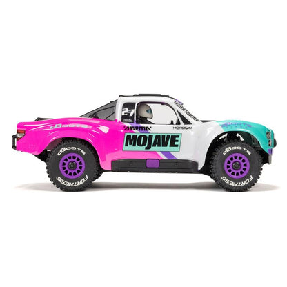 ARRMA Mojave GROM 223S BLX Brushless 4X4 Small Scale Desert Truck RTR with Battery & Charger - Remote Control Car, RC Racing Car 4WD 1/18 On-Road (Teal (ARA2304ST1))