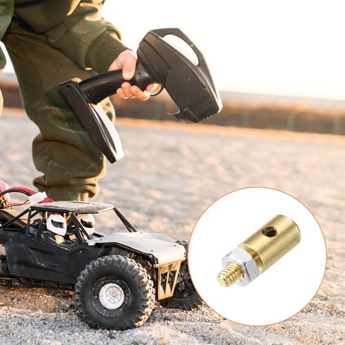 MECCANIXITY Linkage Stoppers Connecting Servo Arm, Push Rod with Nut and Screw for RC Airplane, D4x1.2mm D4x1.6mm 10 Pcs - size: D4x1.2mm; D4x1.6mm