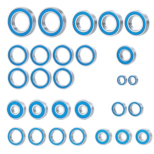 RC Bearing Kit For MAXX For WideMAXX 89086-4 1/10 28PCS Ball Bearing Complete Set RC Truck Car Upgrade Parts Model Accessory Assemble