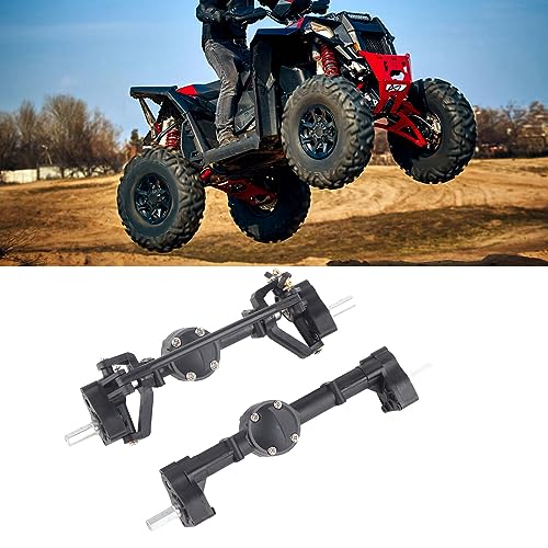 HERCHR RC Front Rear Axle Gear Box, Metal Bridge Axle Gear Box Professional Diff Housing Upgrade Parts for C14 C24 C34 C44 B14 B24 1/16 RC Car
