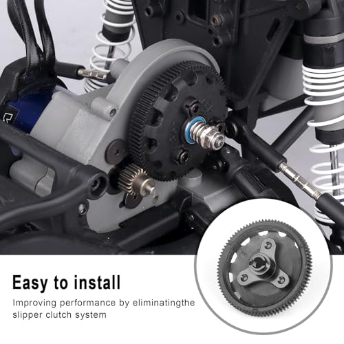 RC Slipper Clutch Eliminator for Traxxas 1/10 Slash 2WD Stampede Bandit Rustler VXL XL5 Transmissions Gearbox Case Upgrades (Black) - color: Black