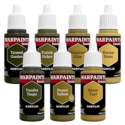 The Army Painter, Warpaints Flexible Triad Plus+: Ochres & Tans 7x18ml | Colori acrilici hobby di qualità miniatura, per Dungeons and Dragons (DnD) e Warhammer - color: Ochres & Tans
