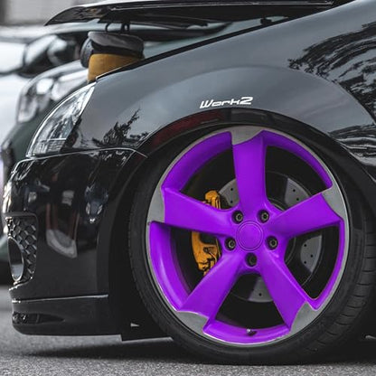 ERA Paints Purple Wheel Paint With Omni-Curing Catalyst Technology - 2K Aerosol Glossy Finish With High Temp Resistance And Extreme Durability Against Color Fade And Chemicals Like Brake Fluid - color: Purple 2K Spray Paint Only