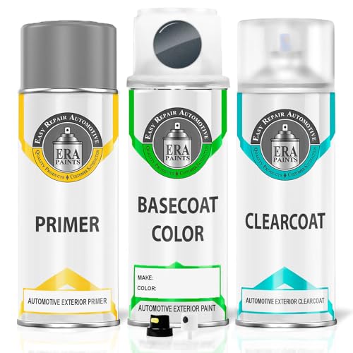 ERA Paints 47C - Polymetal Gray Metallic for MAZDA Exact Match Automotive Touch Up Paint Spray - Premium Kit - style: Spray - Premium Kit