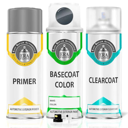 ERA Paints 47C - Polymetal Gray Metallic for MAZDA Exact Match Automotive Touch Up Paint Spray - Premium Kit - style: Spray - Premium Kit