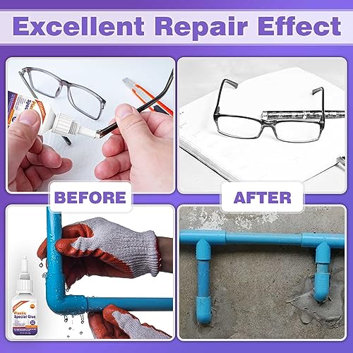 30g Plastic Glue, Instant Super Glue for Plastic | Fast Dry Strong Plastic Adhesive for Acrylic, Model, DIY Crafts, Tube, PVC, Vinyl, ABS, PBT, PS, PA, PC, PM, MA, Nylon - size: Plastic Glue