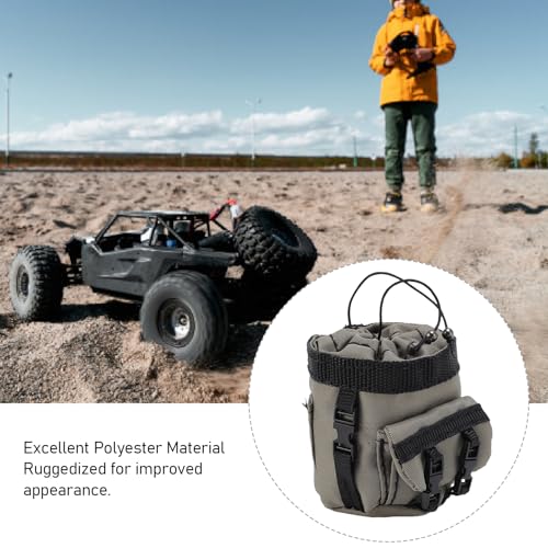 RC Car Luggage Bag 1/8 1/10 Simulation Polyester Easy Using Miniature Decoration RC Luggage Backpack (2) - color: Green