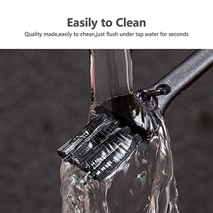 Keyboard Brush,6 in 1 Multi-Purpose Portable Plastic Handle Nylon Anti Static Brush Kit Fit for MacBook Laptop,Phone,Computer Keyboard,Machine,Car Interior Detailing,PP Handle,Razor Cleaning Brush