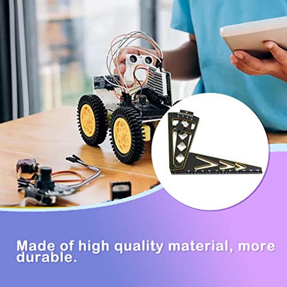 RC Car Height Ruler Universal 1 10 1 8 1 7 Adjustable Wheel Rim Camber Gauge Repair Work Tools Measuring Accessory - (Color: Black, CN)