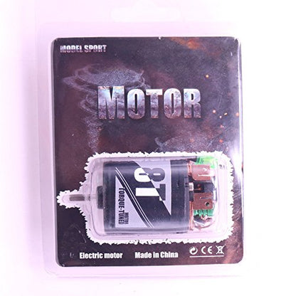 RCAWD RC Motor 540 8T Brushed Motor for 1/10 Redcat ARRMA Axial Slash HSP HPI Wltoys Kyoshosp, Carbon Electric Motor RC Scale Car Boat Short Course Crawler Truck