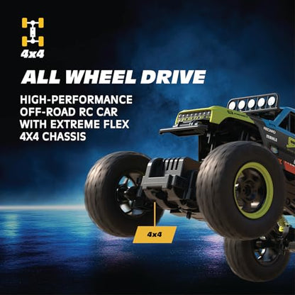 Vaughn Gittin Ford Bronco RC Truck – 1:15 Scale 4WD Remote Control Car, Officially Licensed Bronco “Brocky,” 2.4GHz Full-Function Control, USB Rechargeable, Ready to Run