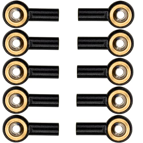 10Pcs ShareGoo M2.5 Tie Rod End Ball Head Holder 2.5mm Thread Ball Joint Link Compatible with Wltoys A959 12428 144001 WPL C14 C24 MN D90 MN99S RC Car