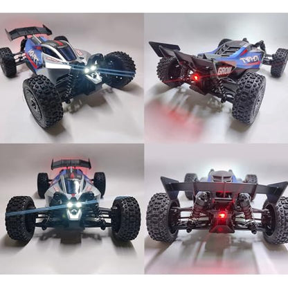 Rc Car Lights Kit for Arrma 1/18 Typhon Grom Taillight and Front Spotlight Front/Rear Lamp Rc Buggy Upgrade Parts