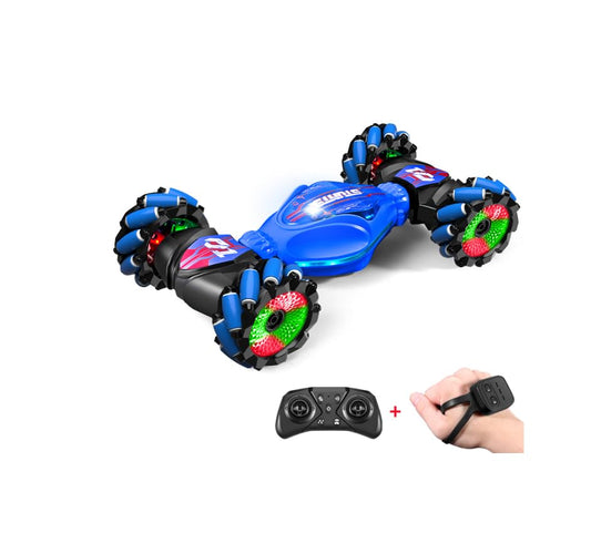 Gesture Sensing RC Stunt Car, Remote Control Car for Boys Kids Age 6+ | 360° Rotating 4WD, 2.4G Controller, Adjustable Light & Music, Birthday Christmas Toys Gifts