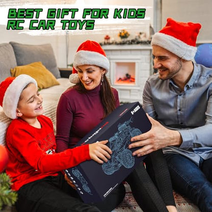 kolegend Remote Control Car 50+Min RC Cars Toys 1:12 Scale Monster Trucks 20KM/H Remote Control Monster Truck with LED Headlight and 2 Battery Gifts for Boys 8-12,Green - color: Green