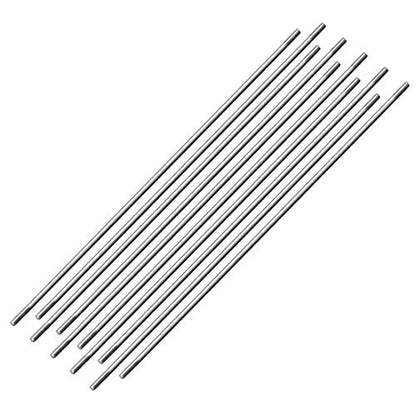 uxcell M3x200mm Pushrod Connector Stainless Steel Rod Linkage,for RC Boat,Car,Airplane,Helicopter,10pcs - size: M3x200mm