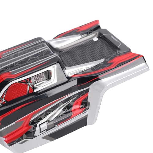 SUNGOOYUE 1/16 Body Shell Rc Car Body Shell, Replacement for Scy16101 Scy16102 1:16 Off Road Trucks, with Graffiti Decals and Mounting Pins (Red) - color: Red
