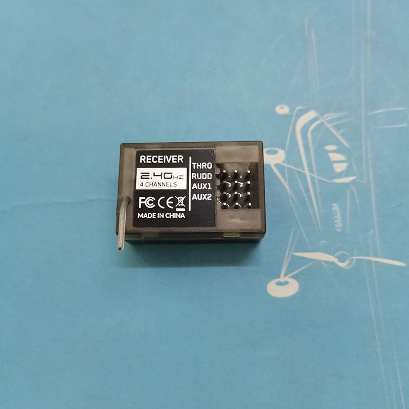 Receiver-4-ch-ESR411 PR2210 for VOLANTEX RC Boat 798-4 Vector SR80,79804Pro,792-4 Atomic, 792-5 Vector SR65,791-1 Compass,791-2 Hurricane,798 Series,791 Series 798-3 792-4/5/6