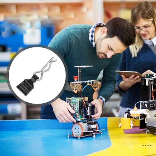 4pcs 1/24 Rc Car Body Clips with Pull Tabs Aluminum Alloy Pins Universal Rc Car Shell Clips Set Black for Crawler and Drift Prevent Rotation