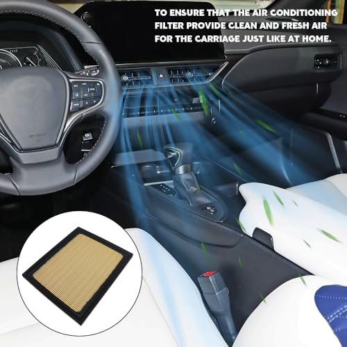 CA10741 Engine Air Filter, Hybrid Air Filter Compatible with Lexus CT200h 2011-2017, Lexus NX300h 2015-2021, Toyota Prius 2010-2015, Toyota RAV4 2016-2018, Replaces OEM# 17801-37021
